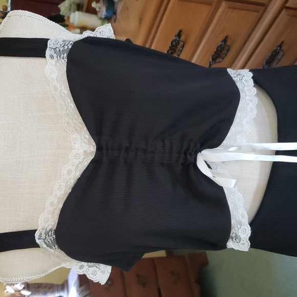 SHEIN SIZE XL BLACK AND LACE DRESS - Picture 2 of 7